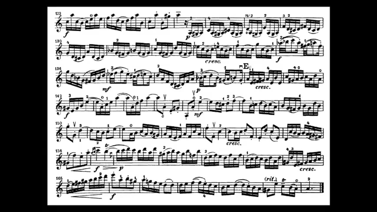 Johann Sebastian Bach / Violin Concerto in A minor -BWV 1041