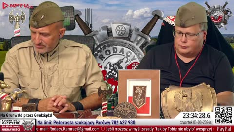 Na Grunwald przez Grudziądz! Czw. 8.08.2024r. W. Olszański, M. Osadowski NPTV.pl Rodacy Kamraci