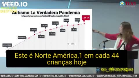 A UNICA VACINA BOA, É A VACINA QUE NÃO SE LEVA, GRAFICOS SOBRE AUTISMO.