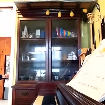 Piano beginner practice