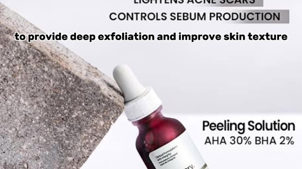 Ordinary AHA BHA peeling solution