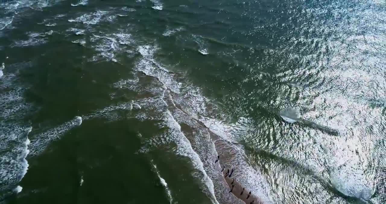 SKAGEN, Denmark - where the Baltic meets the North Sea (drone, 4K)