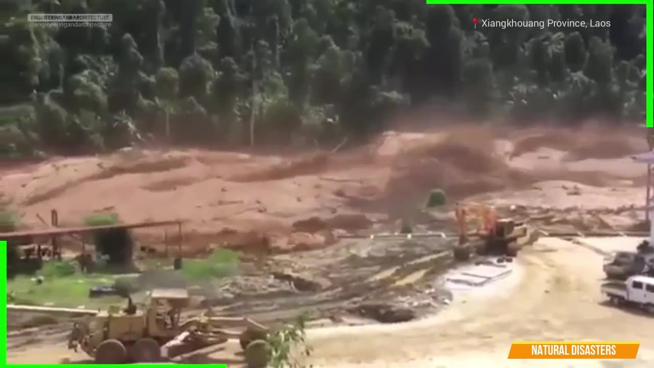 Dam failures caught on camera!!! Witness Nature's Fury