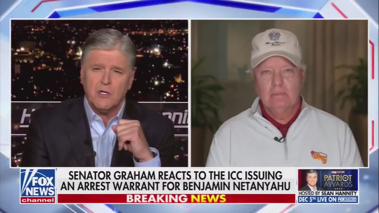 RINO Lindsey Graham "So to any ally, Canada, Britain, Germany, France, if you try to help the ICC, we're going to sanction you"