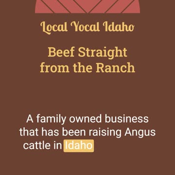 Beef Straight from the Ranch to the Treasure Valley