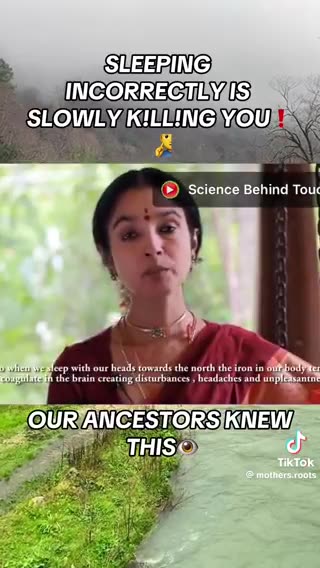 The direction of sleep matters