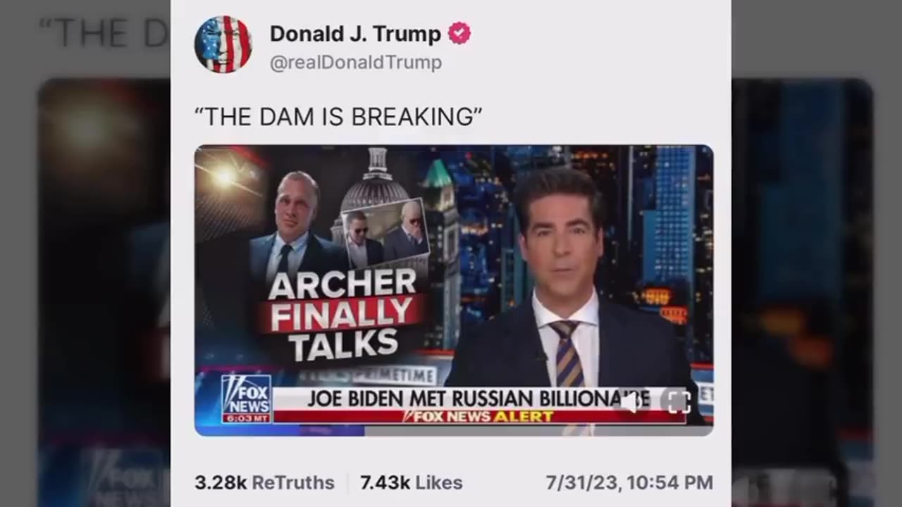 “THE DAM IS BREAKING”