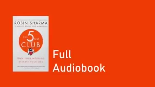 THE 5AM CLUB BY ROBIN SHARMA | FULL AUDIOBOOK