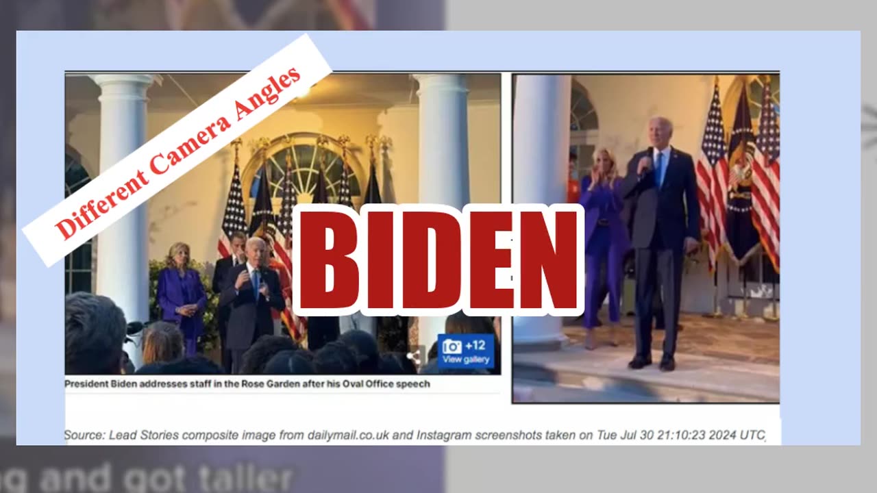 Fact Check: Biden Did NOT Become Taller After Several Days Of COVID-19 Convalescence In July 2024