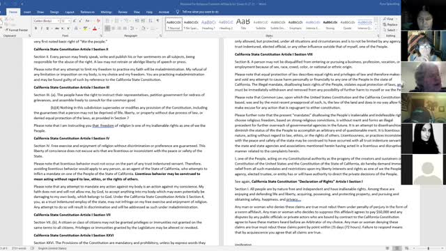 Zoom Meeting on what does into an Affidavit 9-27-21
