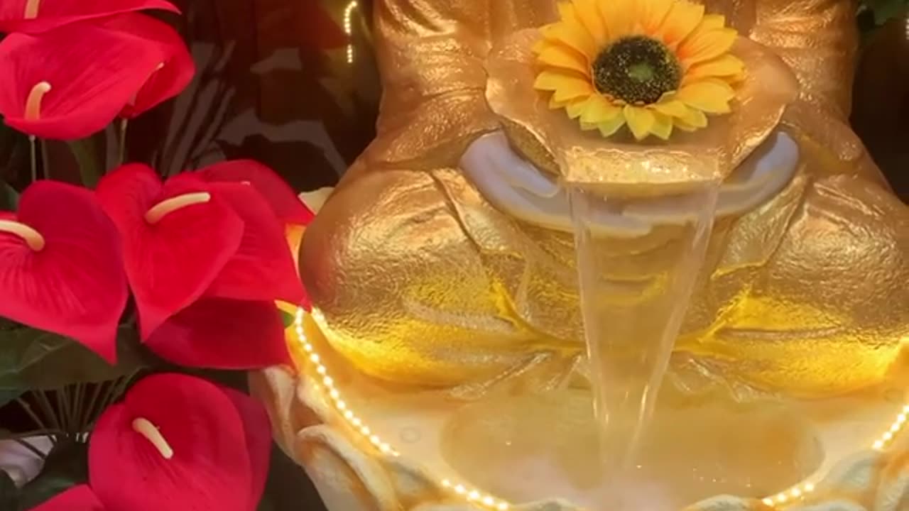 Buddha fountain