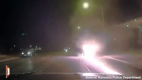 Kenosha Police RUN TOWARDS THE FIRE to Rescue 84-Year-Old from Burning Car