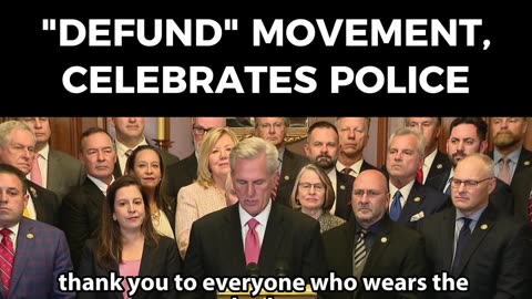 Kevin McCarthy delivers a Powerful Speech about Supporting Police Officers