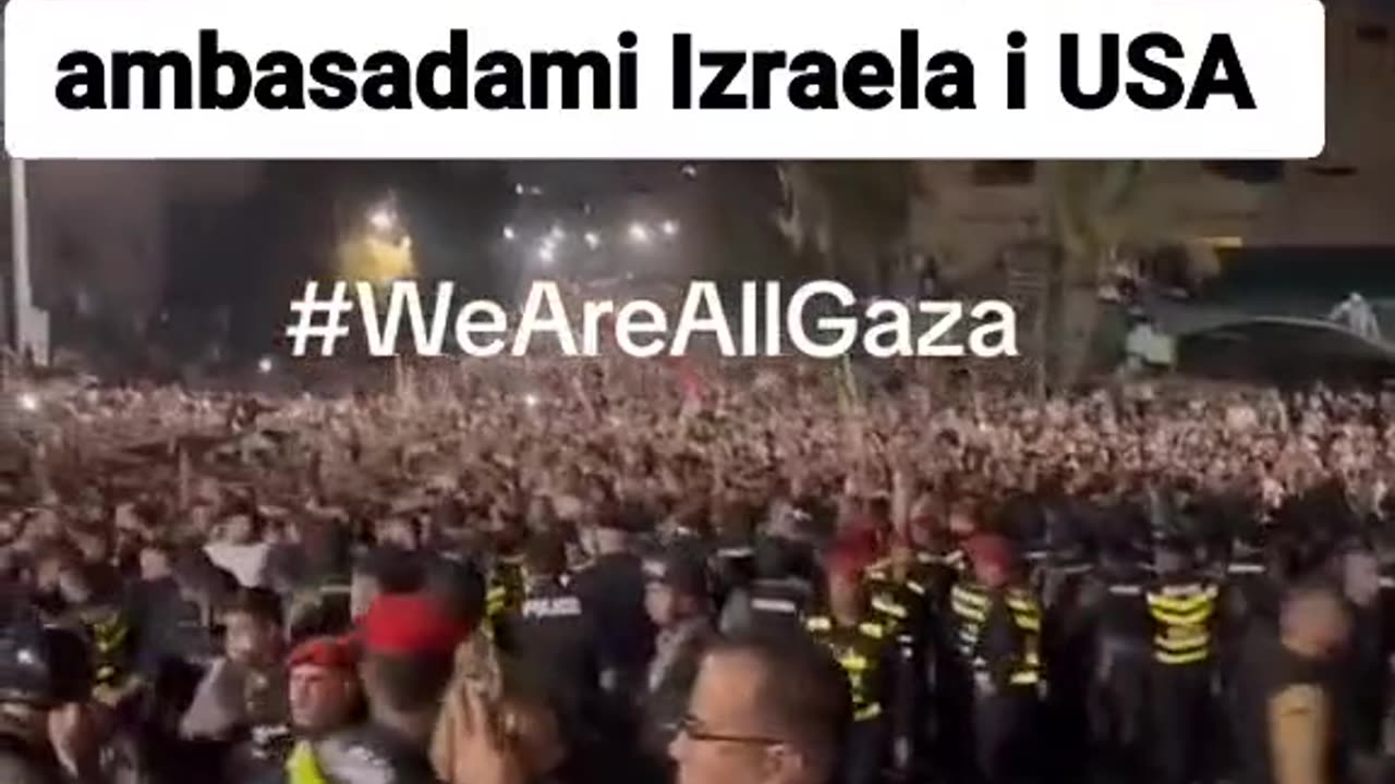 Czy Tv w Polsce pokazuje wam co się dzieje poza Polską! Takie tłumy są pod ambas