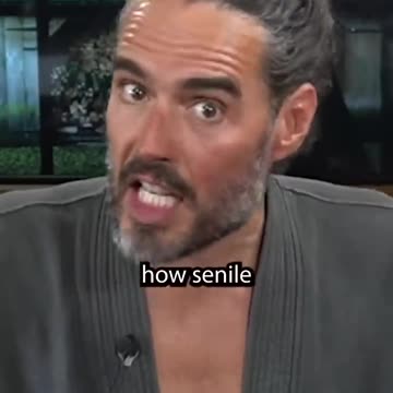 Russel Brand Biden on 60 mins losing his mind