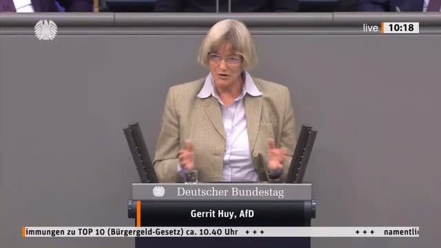 Gerrit Huy Rede vom 10.11.2022 - Bürgergeld-Gesetz