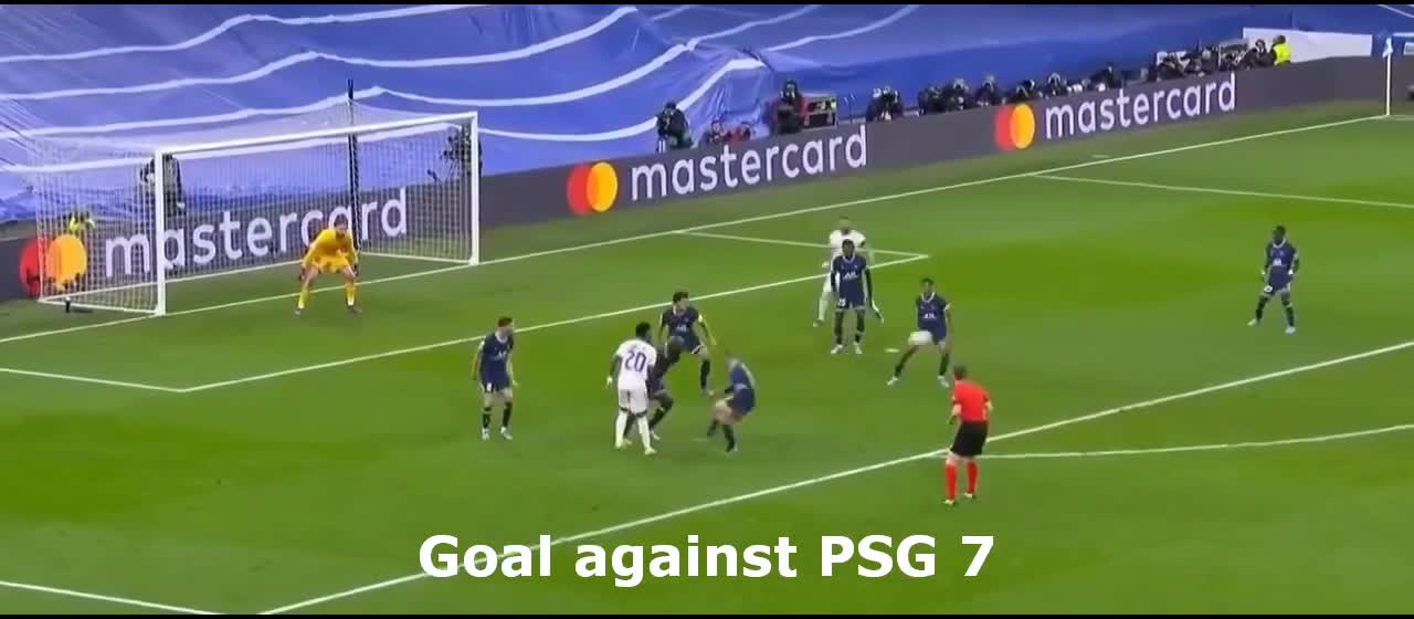 All 15 goals scored by Karim Benzema in 2021/2022 UEFA Champions League