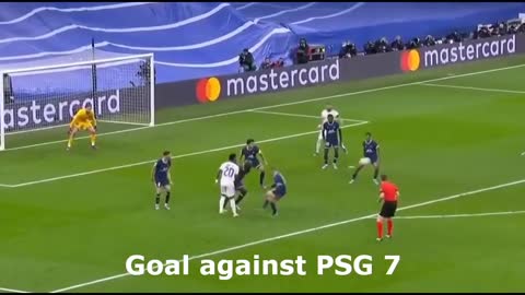 All 15 goals scored by Karim Benzema in 2021/2022 UEFA Champions League