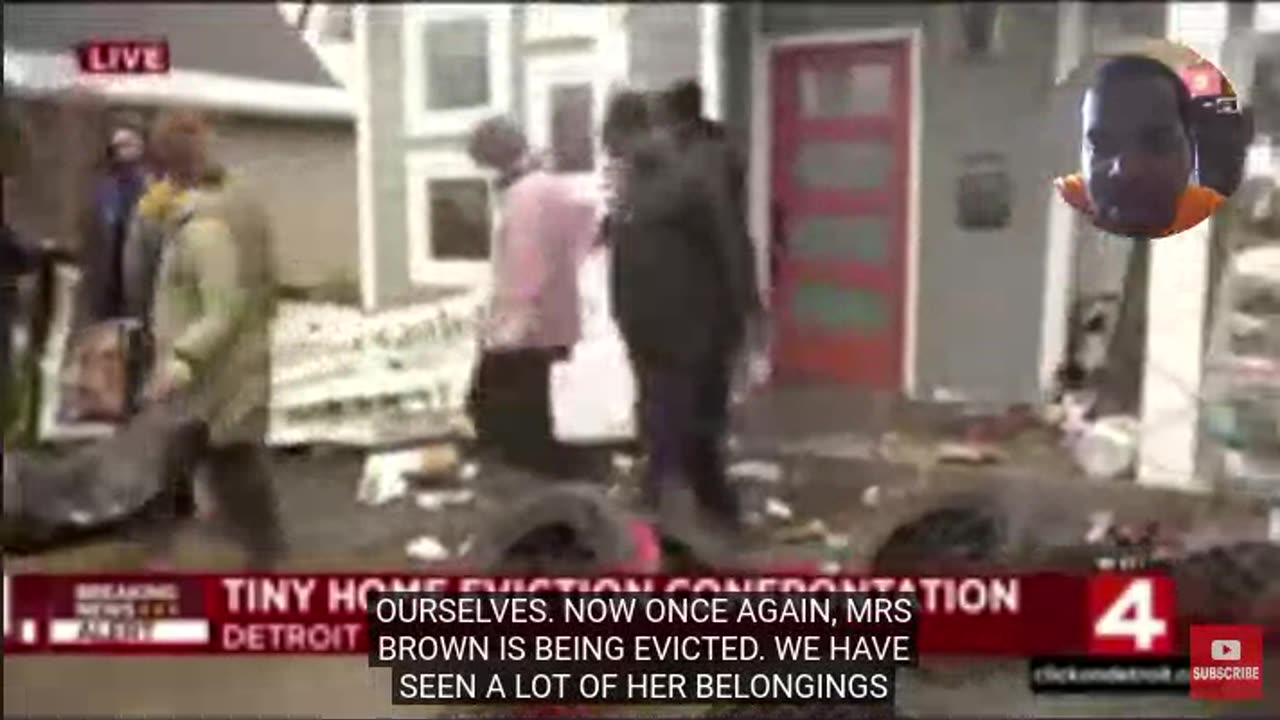 Fight Breaks Out @ Detroit Tiny Home Community Over Eviction