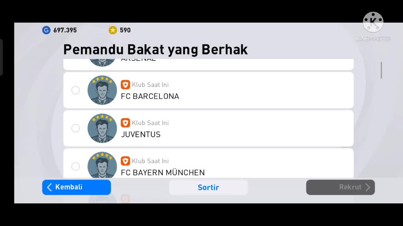 OPEN 6 PEMANDU BAKAT BAYERN MUNCHEN #PES #PESMOBILE #PES2021 #EFOOTBALL #KONAMI