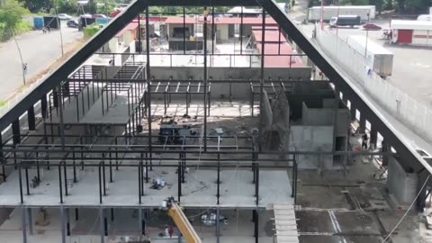 A new MASS ILLEGAL MIGRATION MALL going up fast in Tapachula, Mexico