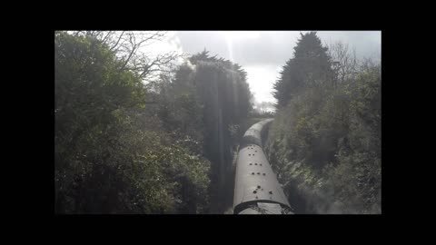 CHURSTON STEAM TRAINS AT THE STATION