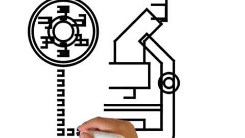 How to draw compound microscope very easy step by step