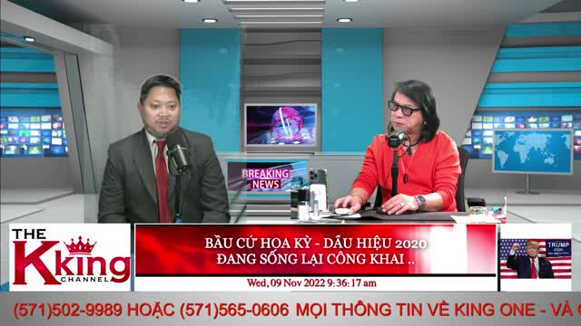 BẦU CỬ HOA KỲ - DẤU HIỆU 2020 ĐANG SỐNG LẠI CÔNG KHAI .. - 11/09/2022 - The KING Channel