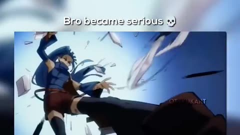 Bro became serious 💀 #animeedits #animememes #anime #shorts