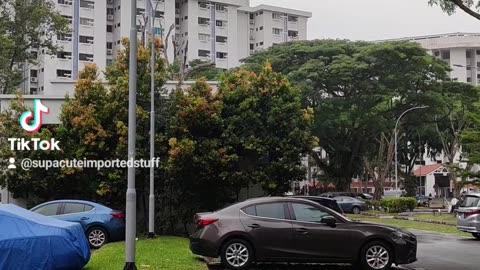 A typical car park in Singapore