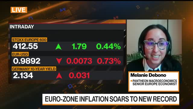 Euro-Zone Inflation Hits New Record