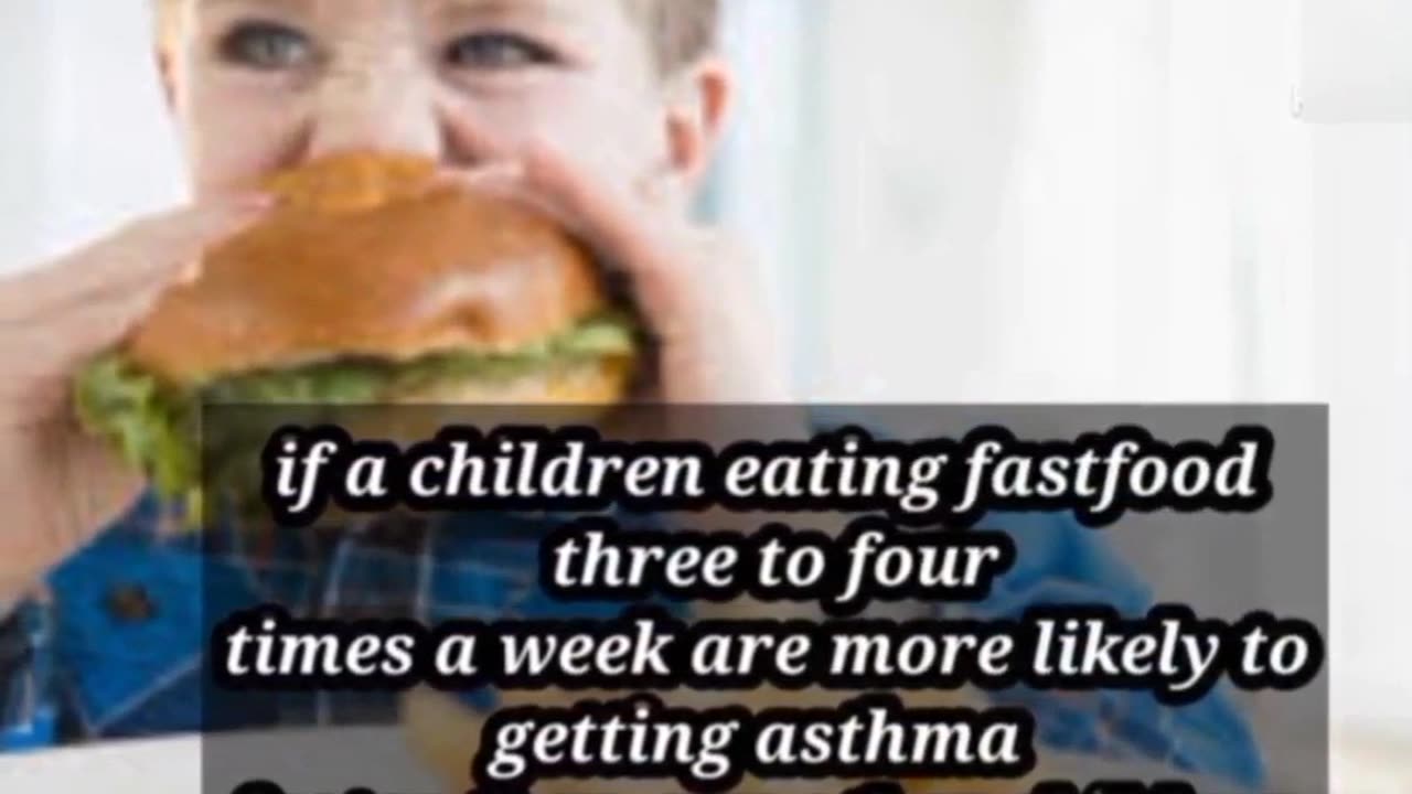 Impact of fast food on Child health.