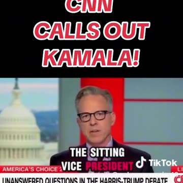 "DO YOU BELIEVE AMERICANS ARE BETTER OFF?" Kamala: "NEXT QUESTION!"