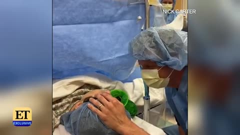 Nick Carter and Wife Lauren Welcome Baby Girl Inside the Delivery Room (Exclusive)