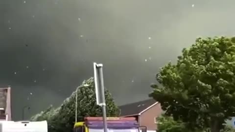 Destructive tornado in Zirikze