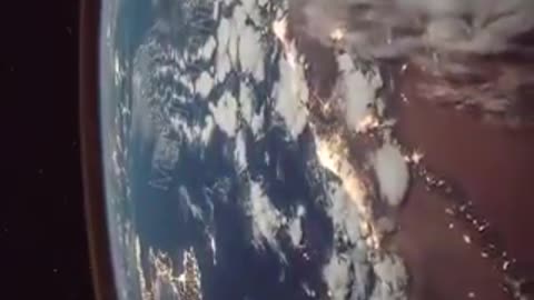 Earth view from international space station