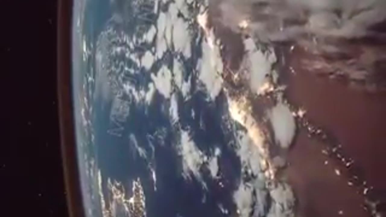 Earth view from international space station