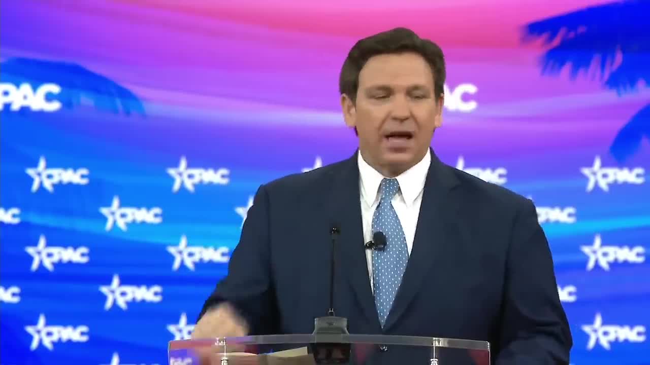 Ron DeSantis 2022 CPAC speech_ full video