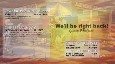 The Word must prevail (Pastor Tony Frazee) Gateway Bible Church 630pm 2022-11-23