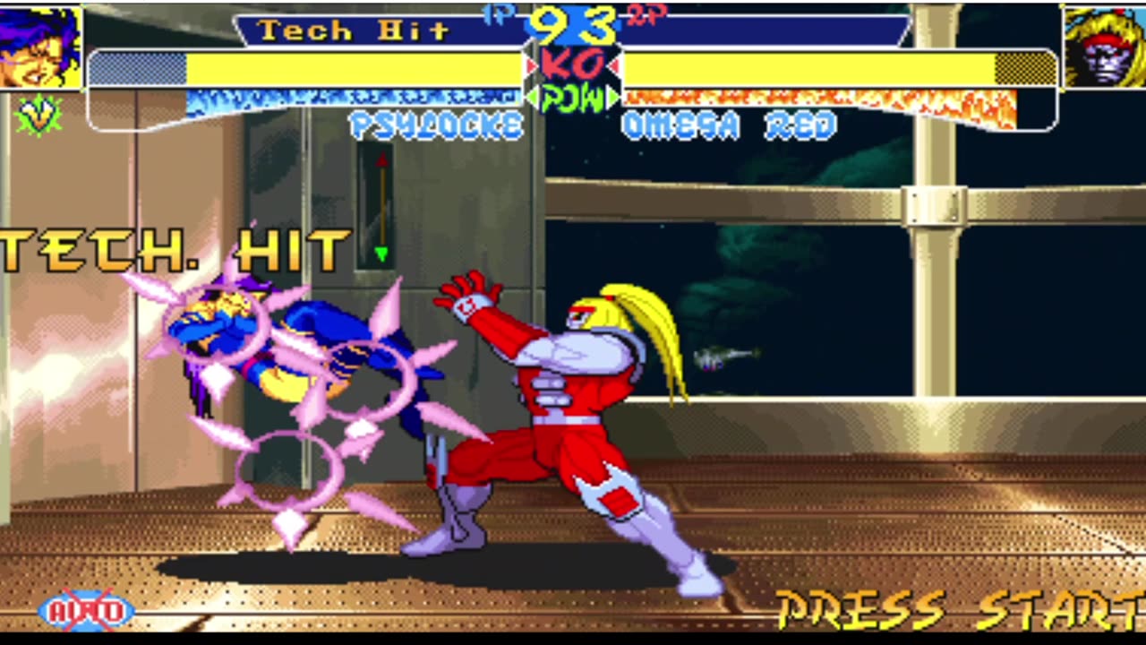 Psylocke vs Omega Red