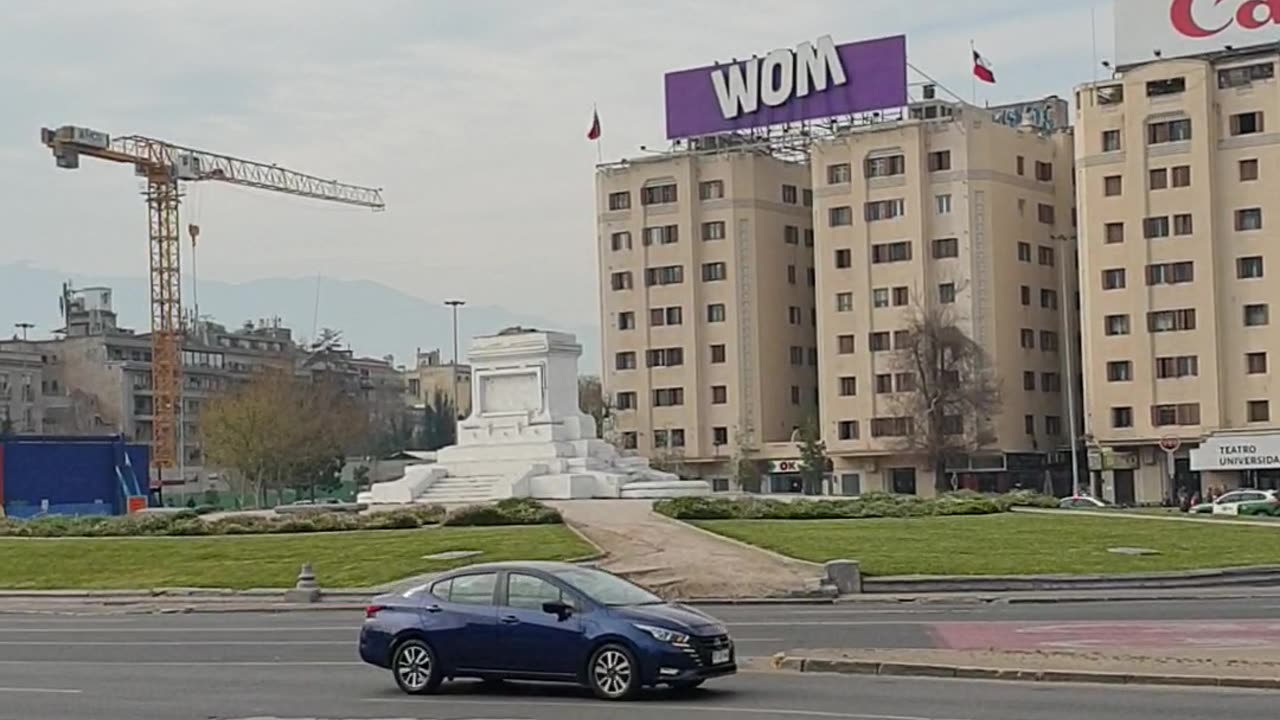 A Movistar Building in Santiago, Chile