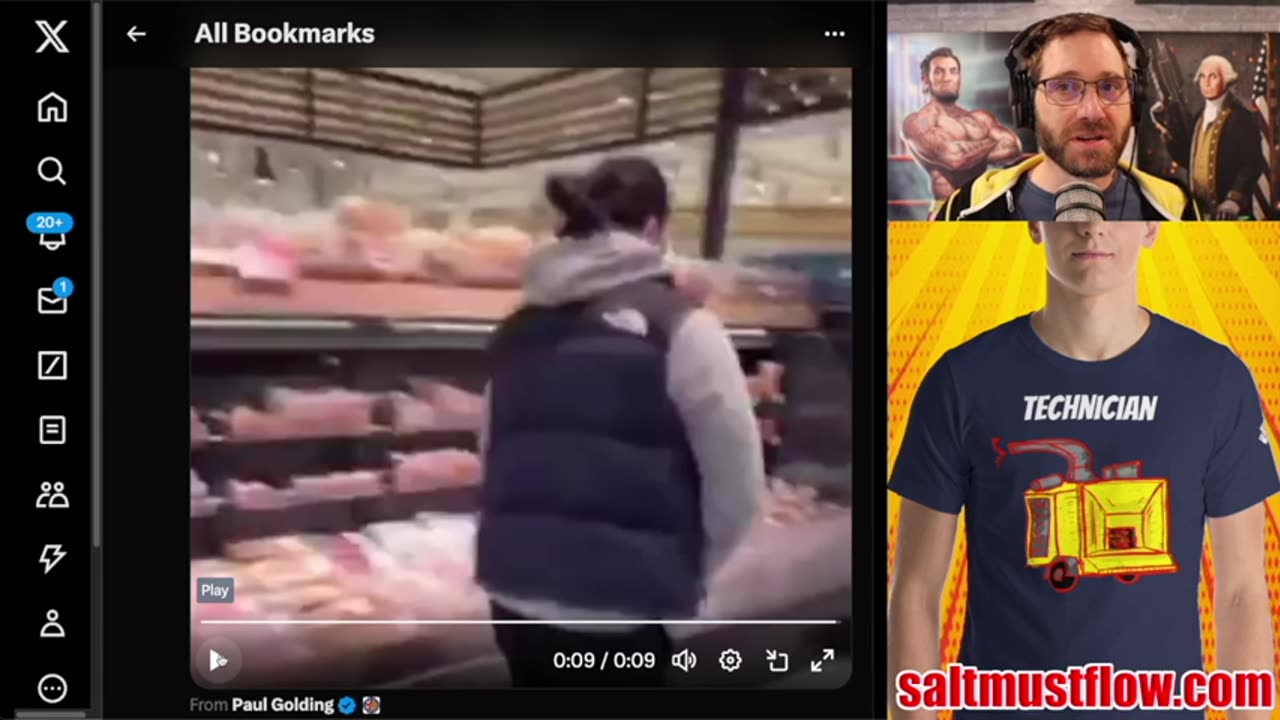 Muslim Illegal Migrant URINATES on the Pork Section in Grocery Store