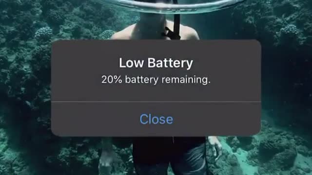 Low battery is funny