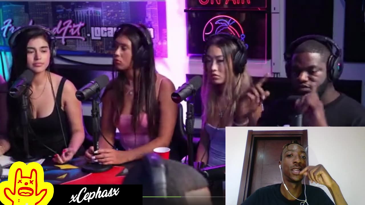 Sneako on Fresh & Fit pod If You Creepin, keep it on the low #freshandfit #sneako #dating #girls