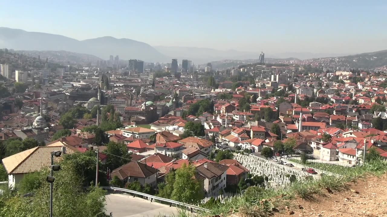 Желтая башня в Сараево