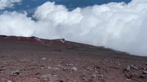 Top of Mount Fuji