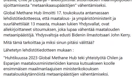 Maailmanlaajuinen ilmastokultti valmistautuu käymään sotaa ruokaa vastaan