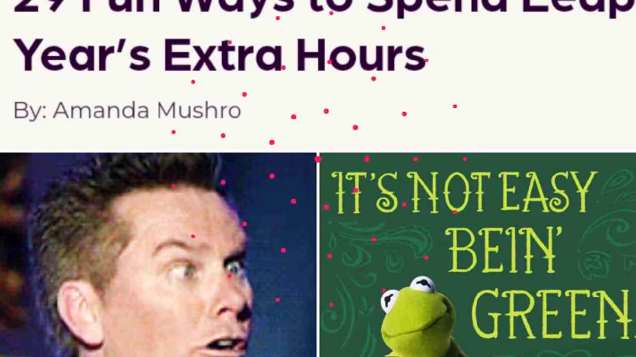 Happy Leap Day! Enjoy your extra day of winter!