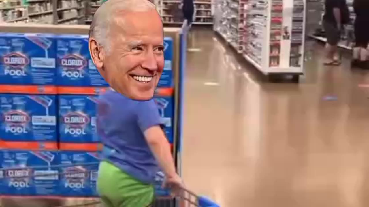 Joe Biden at Walmart