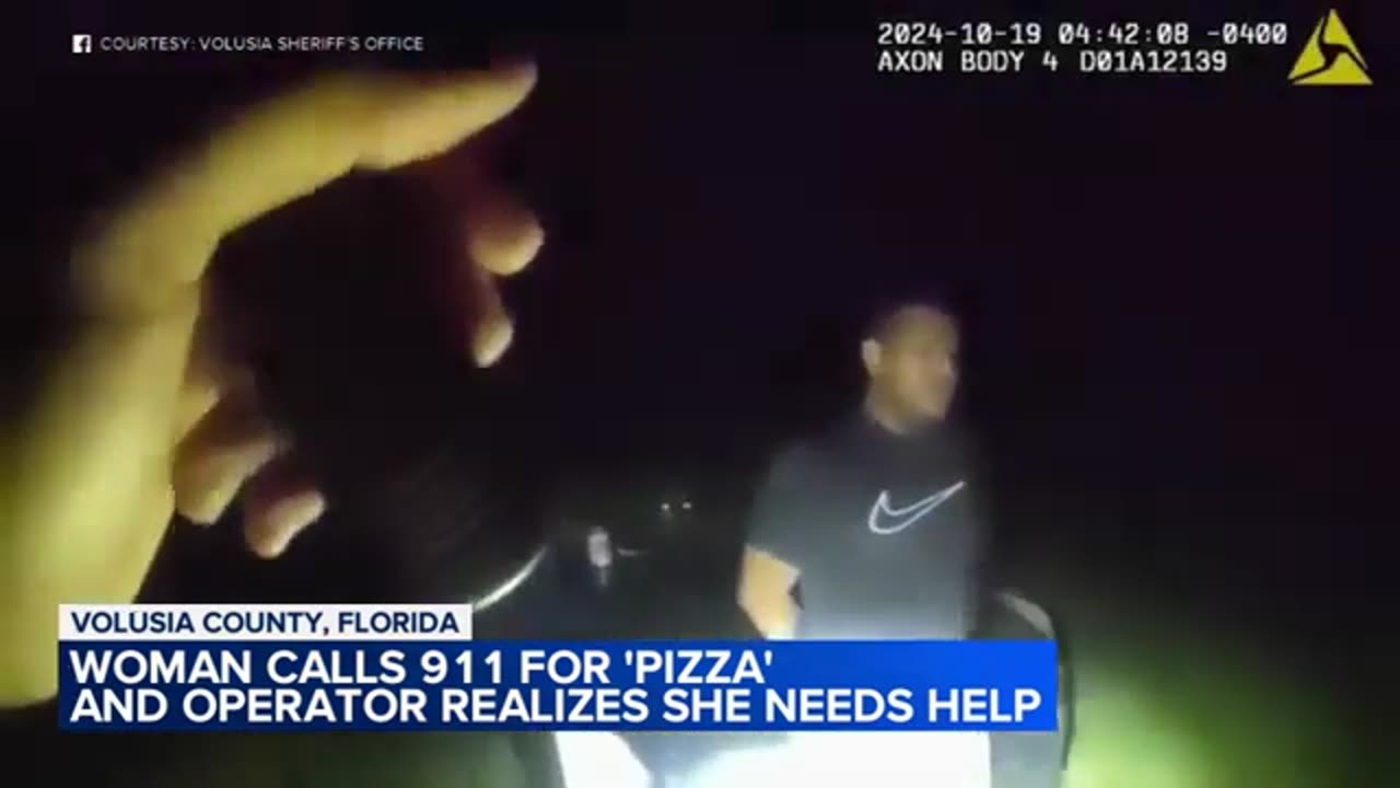 Woman calls 911 for 'pizza' and operator realizes she needs help